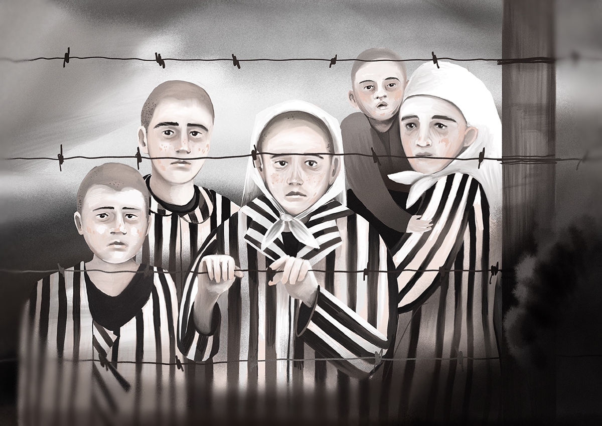 Als camps nazis també hi van ser deportats molts infants Als camps nazis també hi van ser deportats molts infants