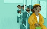 Rosa Parks en una il·lustració d'Irene Bofill