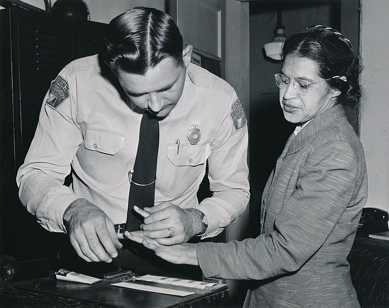 Rosa Parks quan va ser detinguda Rosa Parks quan va ser detinguda