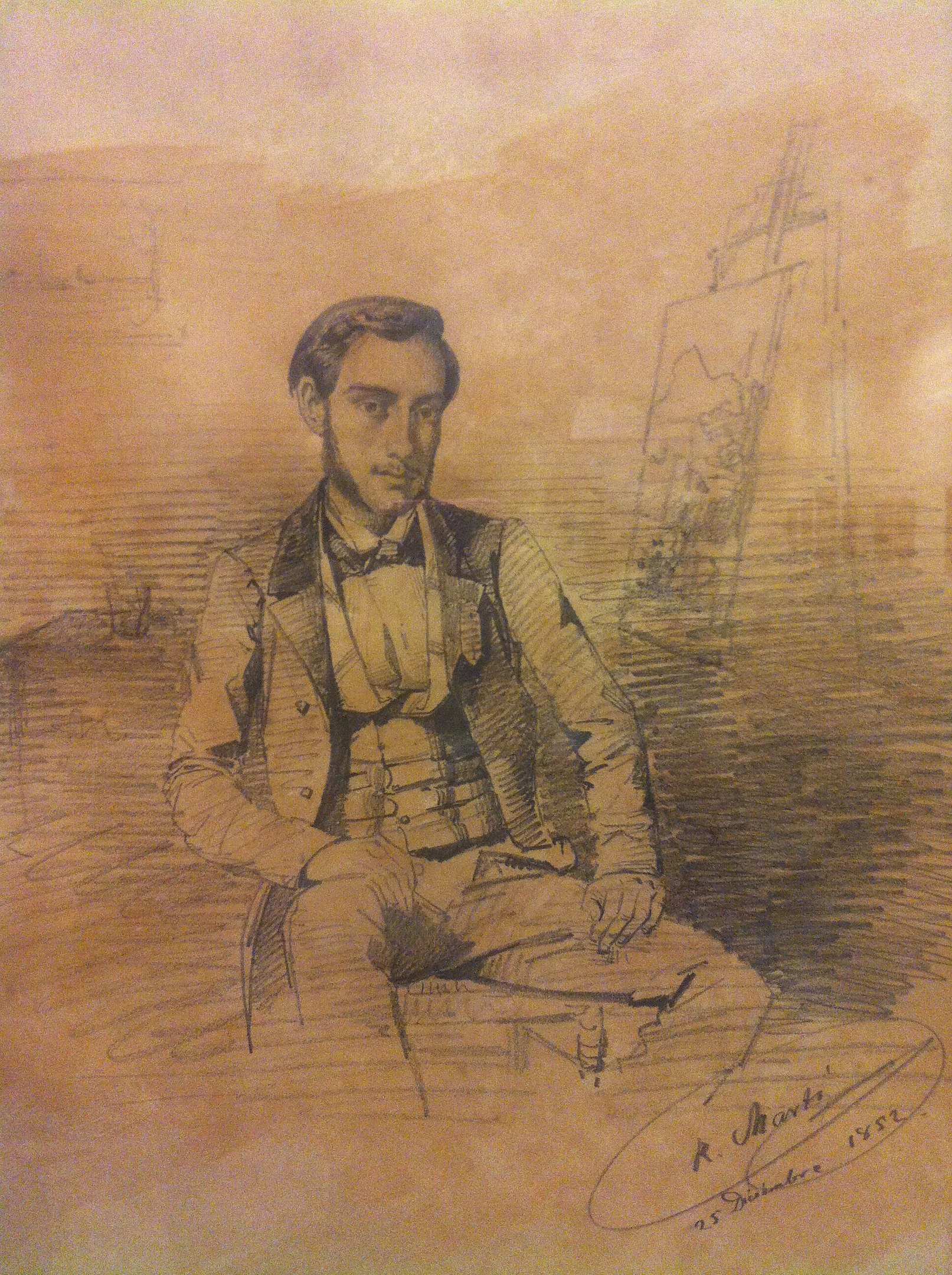 Narcís Monturiol retrat per Ramon Martí Alsina Narcís Monturiol retrat per Ramon Martí Alsina