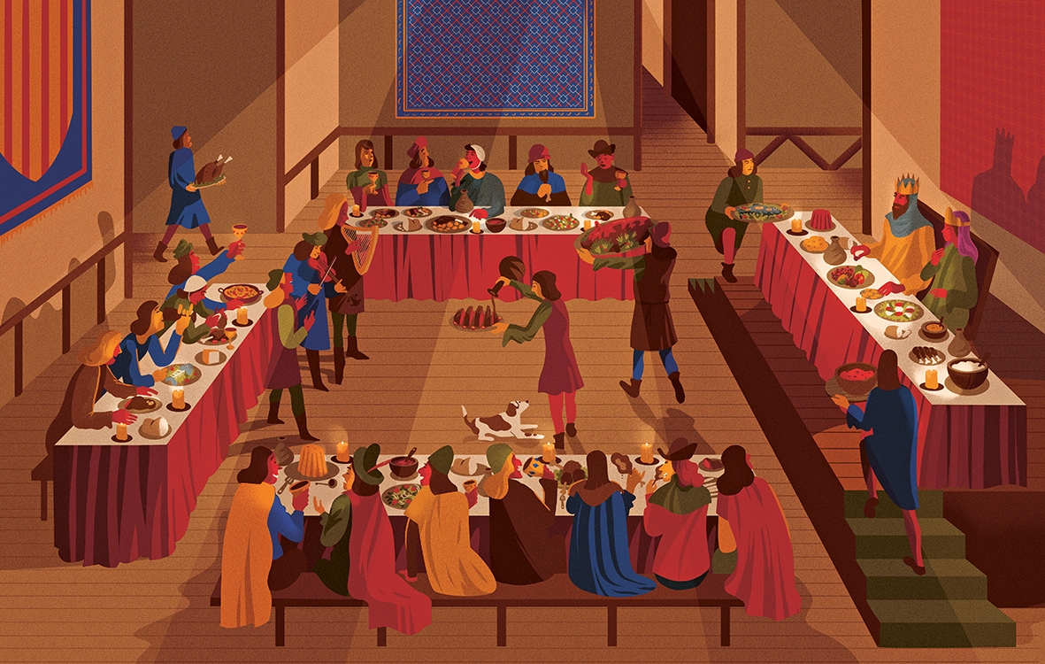 Com era un banquet medieval?
