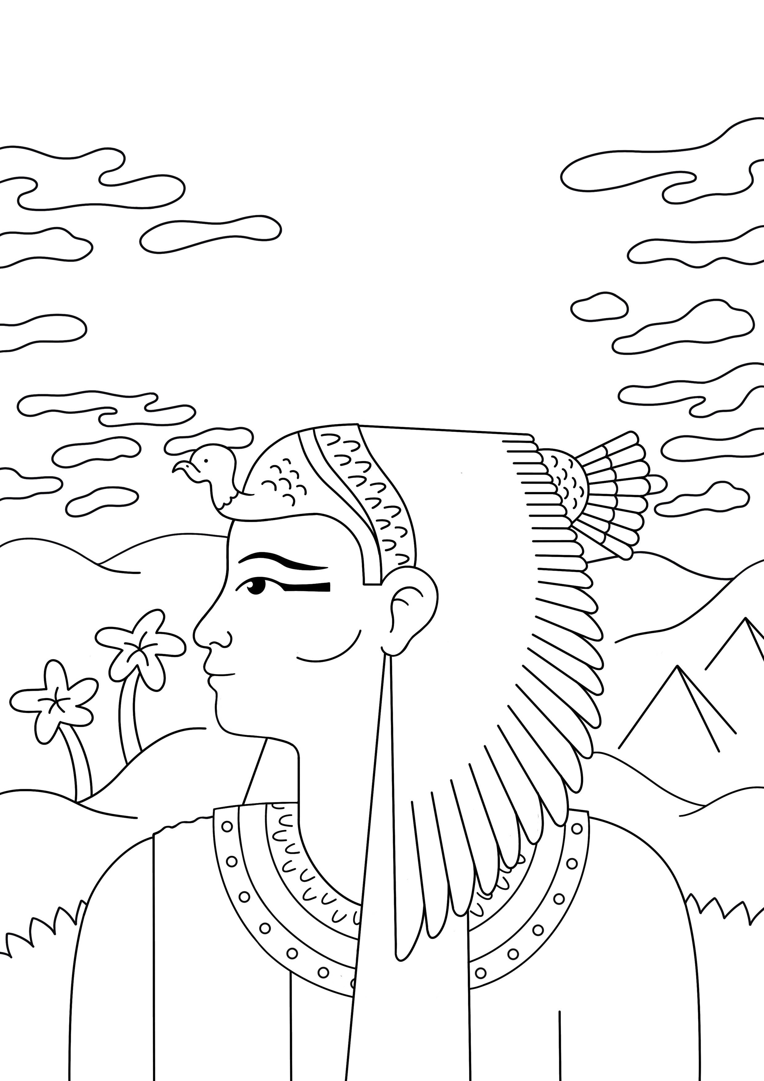Hatxsepsut - Portada per pintar