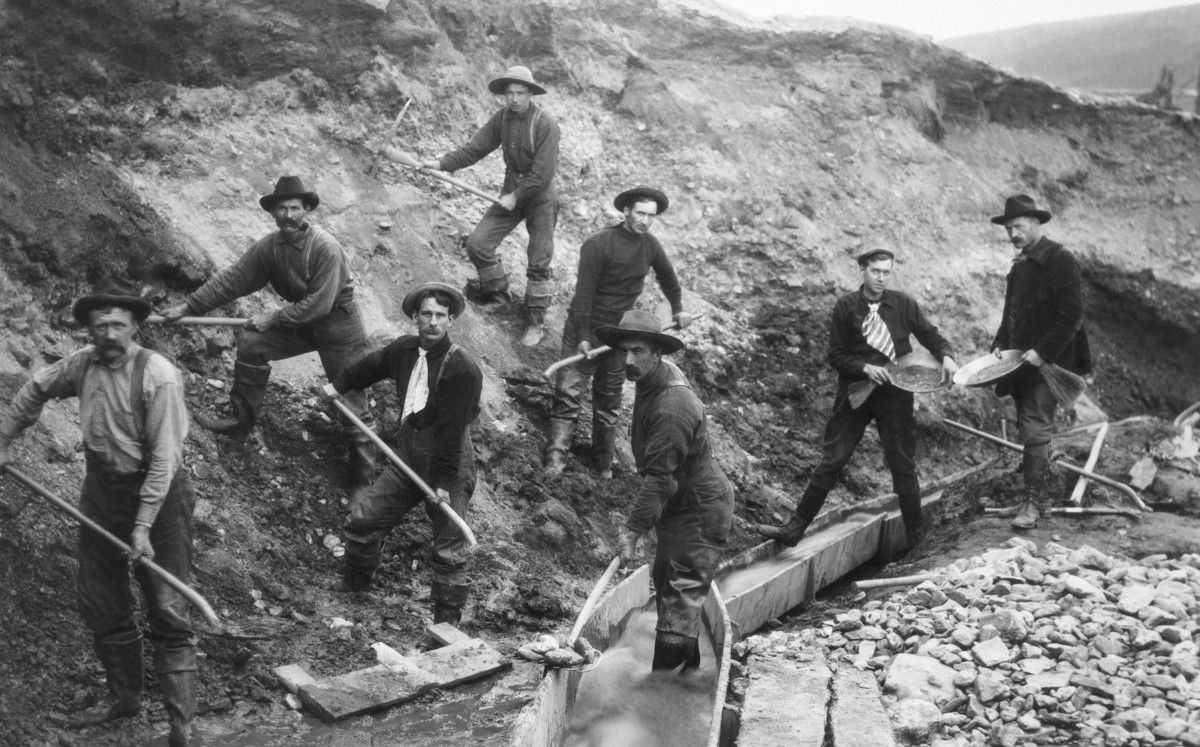 Miners treballant a Califòrnia Miners treballant a Califòrnia