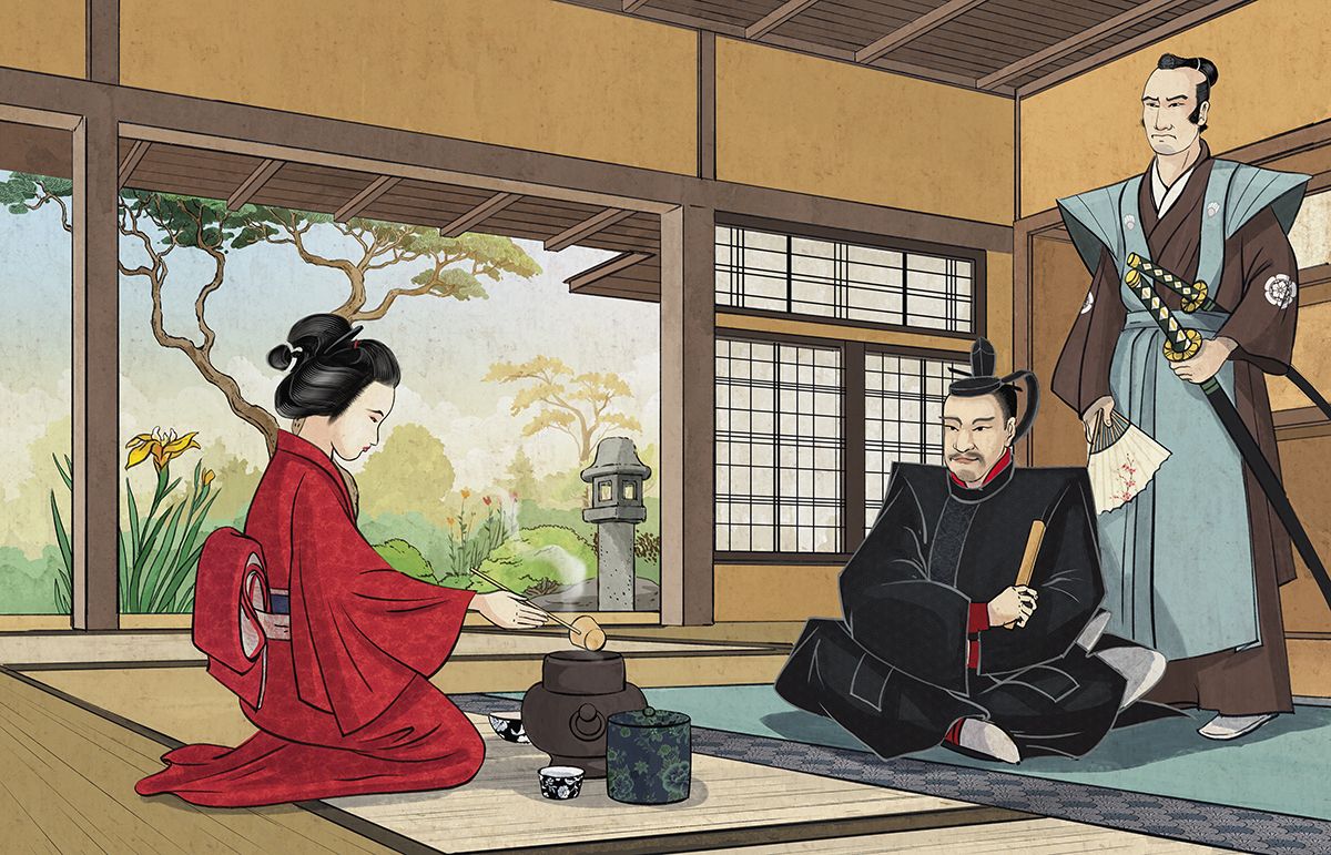 Un samurai protegeix el seu senyor Un samurai protegeix el seu senyor