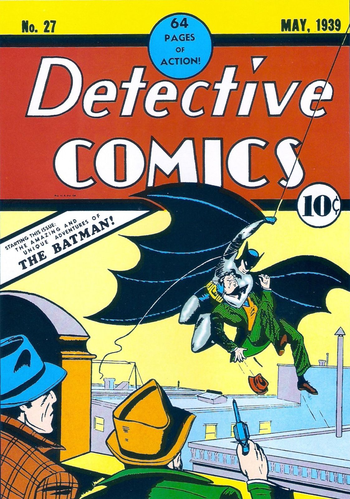 Portada del número 27 de 'Detective Comics' protagonitzada per Batman Portada del número 27 de 'Detective Comics' protagonitzada per Batman