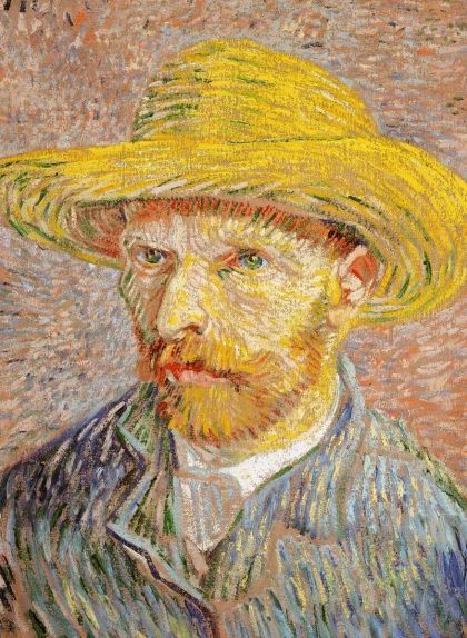 En aquest auroretrat, Van Gogh tenia 34 anys