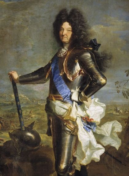 Lluís XIV amb la seva armadura