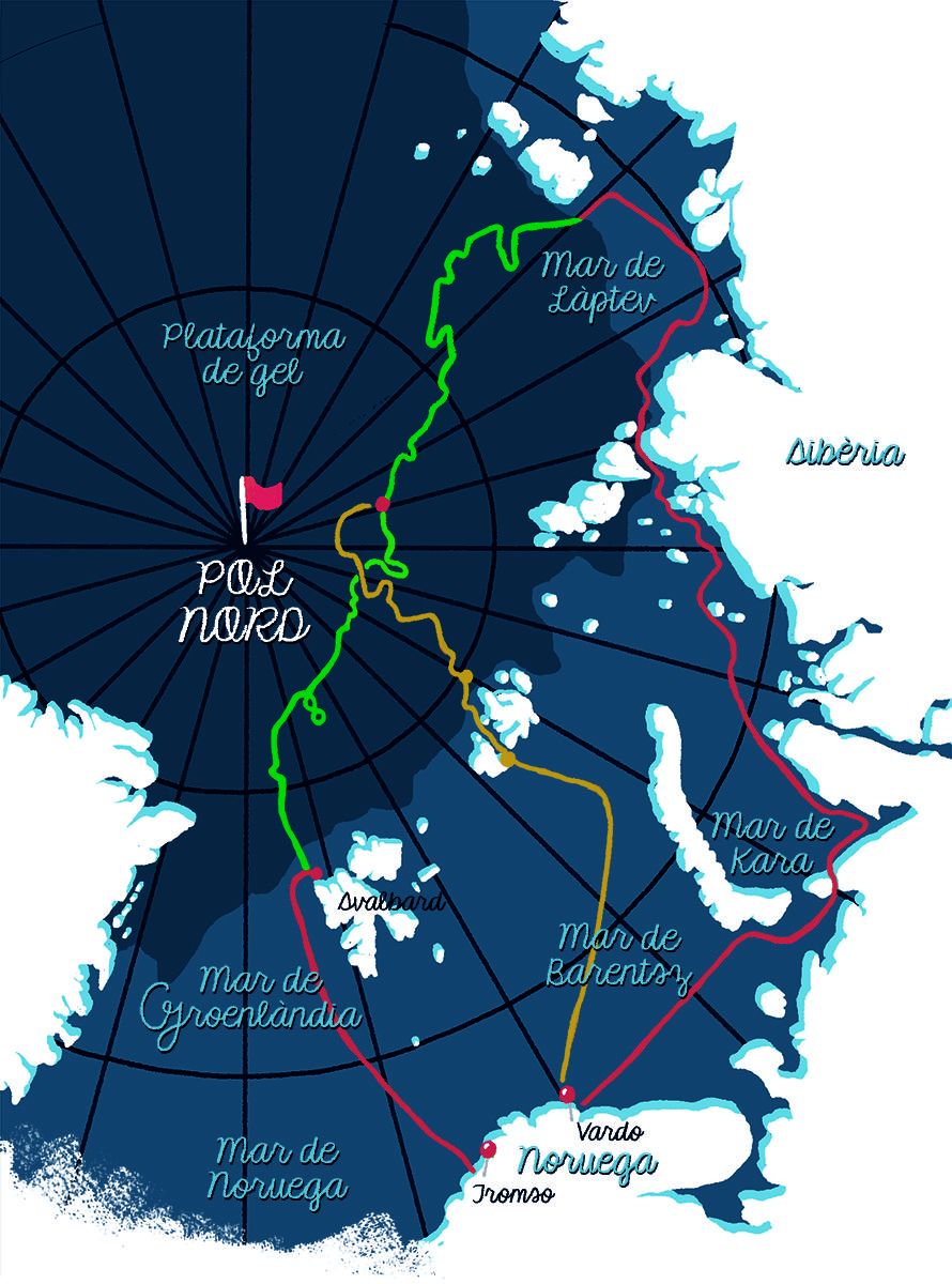 La ruta àrtica del 'Fram' La ruta àrtica del 'Fram'