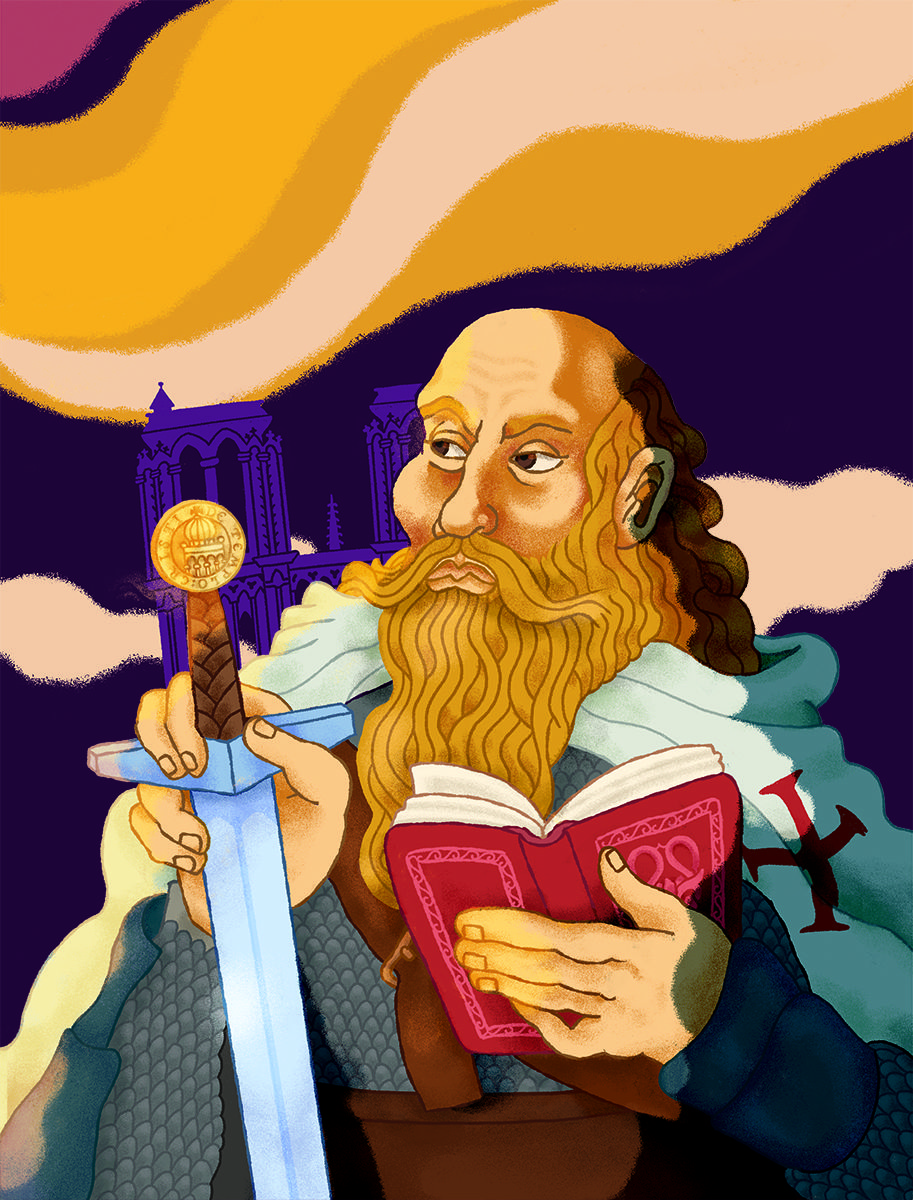El gran mestre templer Jacques de Molay El gran mestre templer Jacques de Molay