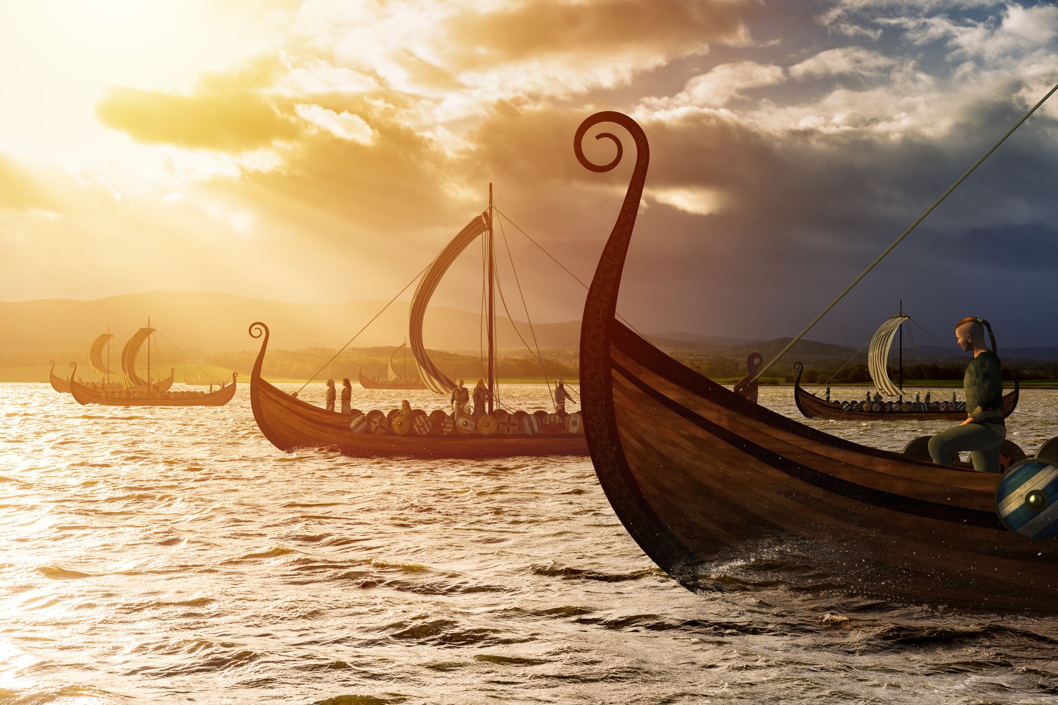 Els vaixells vikings de guerra es deien drakars Els vaixells vikings de guerra es deien drakars