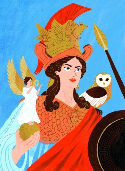 La deessa Atena era la patrona d'Atenes