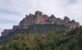 Les muntanyes de Montserrat prop del Bruc