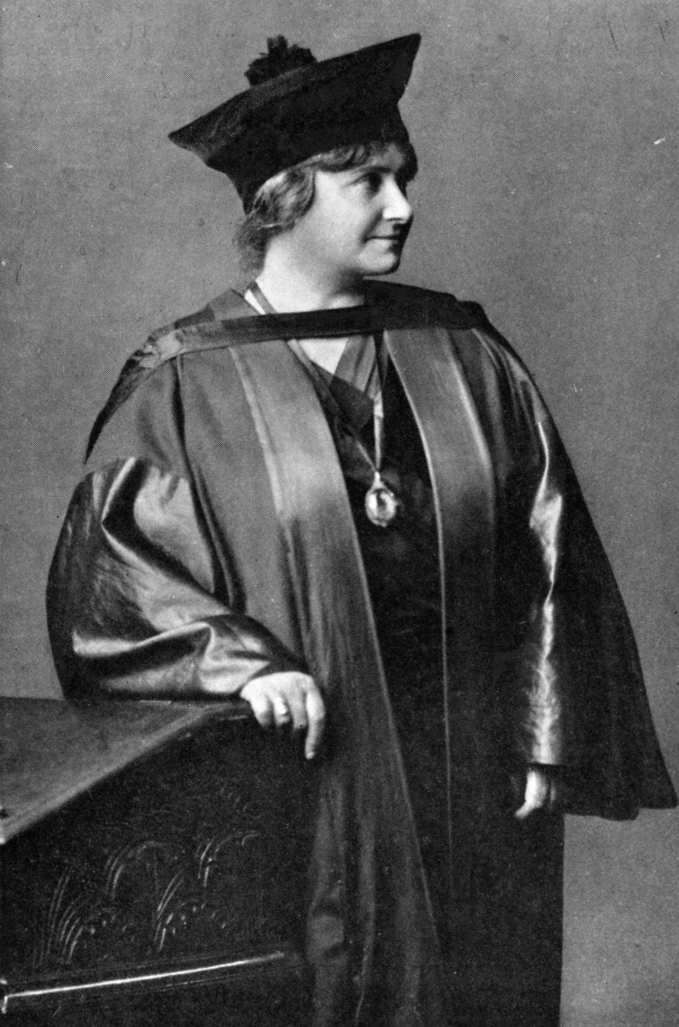 Maria Montessori el dia que va acabar els estudis de medicina