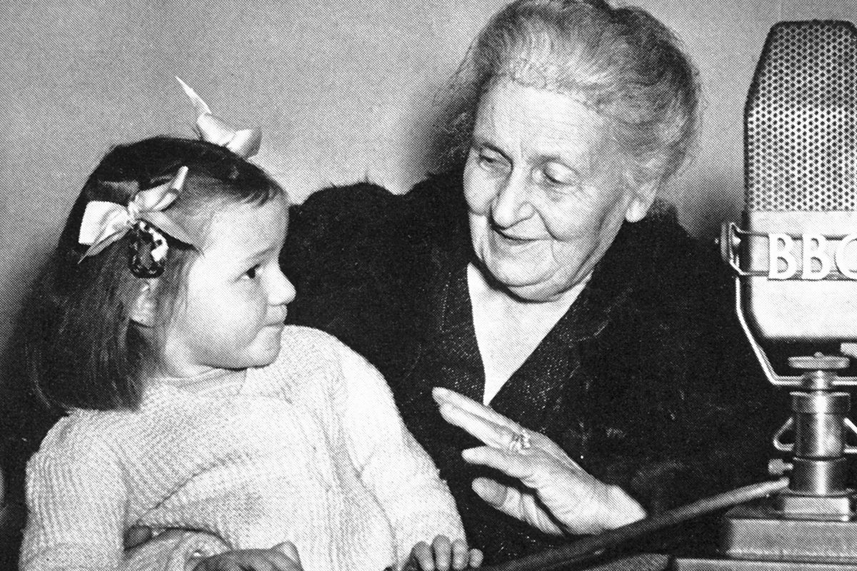 Maria Montessori no va deixar mai d'estimar els nens