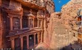 Imatge panoràmica de Petra