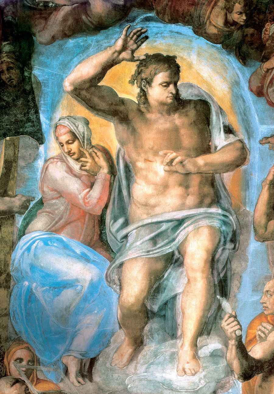 Jesucrist presideix el judici final a la Capella Sixtina Jesucrist presideix el judici final a la Capella Sixtina