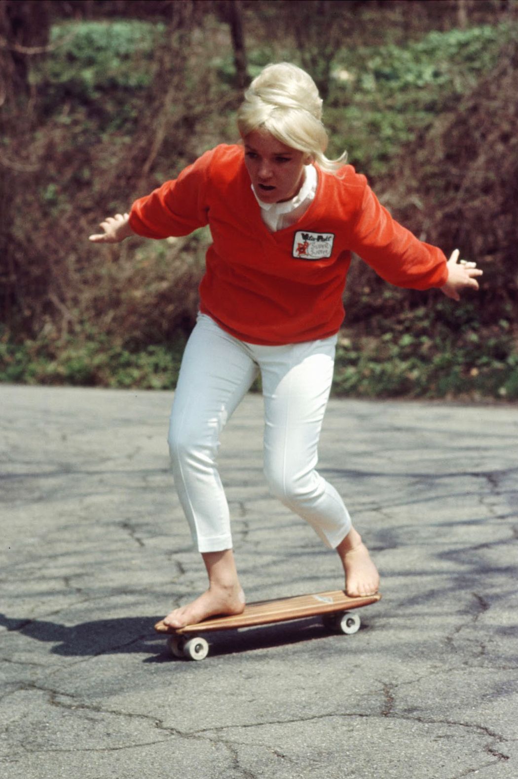 Patti McGee demostra el seu equilibri Patti McGee demostra el seu equilibri