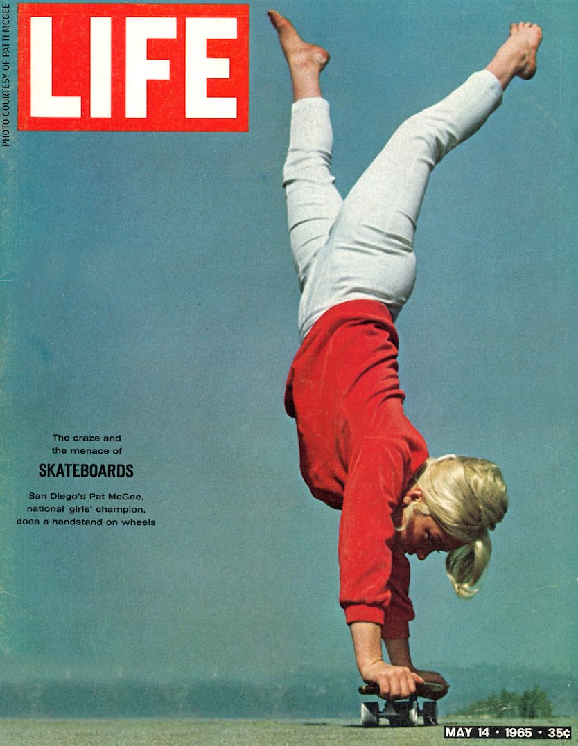 Patti McGee a la portada de la revista 'Life' el 1965 Patti McGee a la portada de la revista 'Life' el 1965