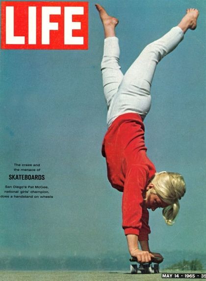 Patti McGee a la portada de la revista 'Life' el 1965 Patti McGee a la portada de la revista 'Life' el 1965