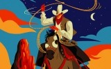 Un 'cowboy' al galop branda un llaç